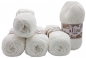 Preview: 500 Gramm Baumwolle Bella einfarbig, 5x 100 Gramm Wolle aus 100% Baumwolle, Strickwolle uni